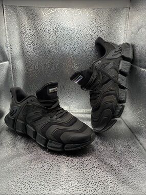 adidas Men's Triple Black Chunky Runner Sneakers